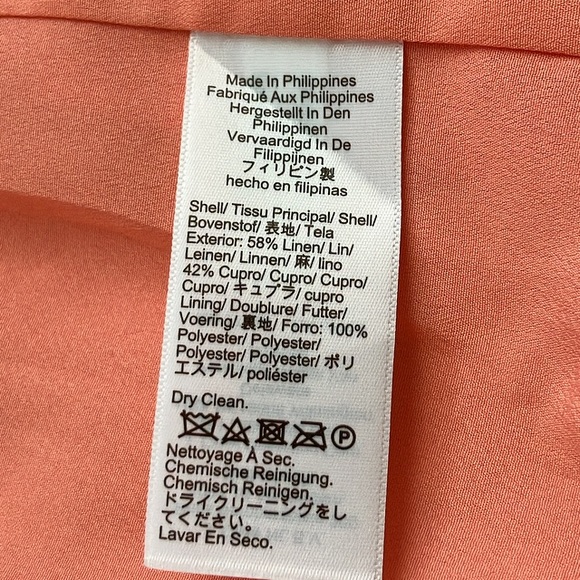 Like New J. Crew Helena Blazer in Chelsea Linen Cupro Blend, Size 2 - Picture 10 of 12